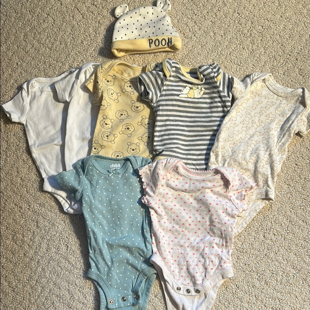 Lot of newborn onesies
